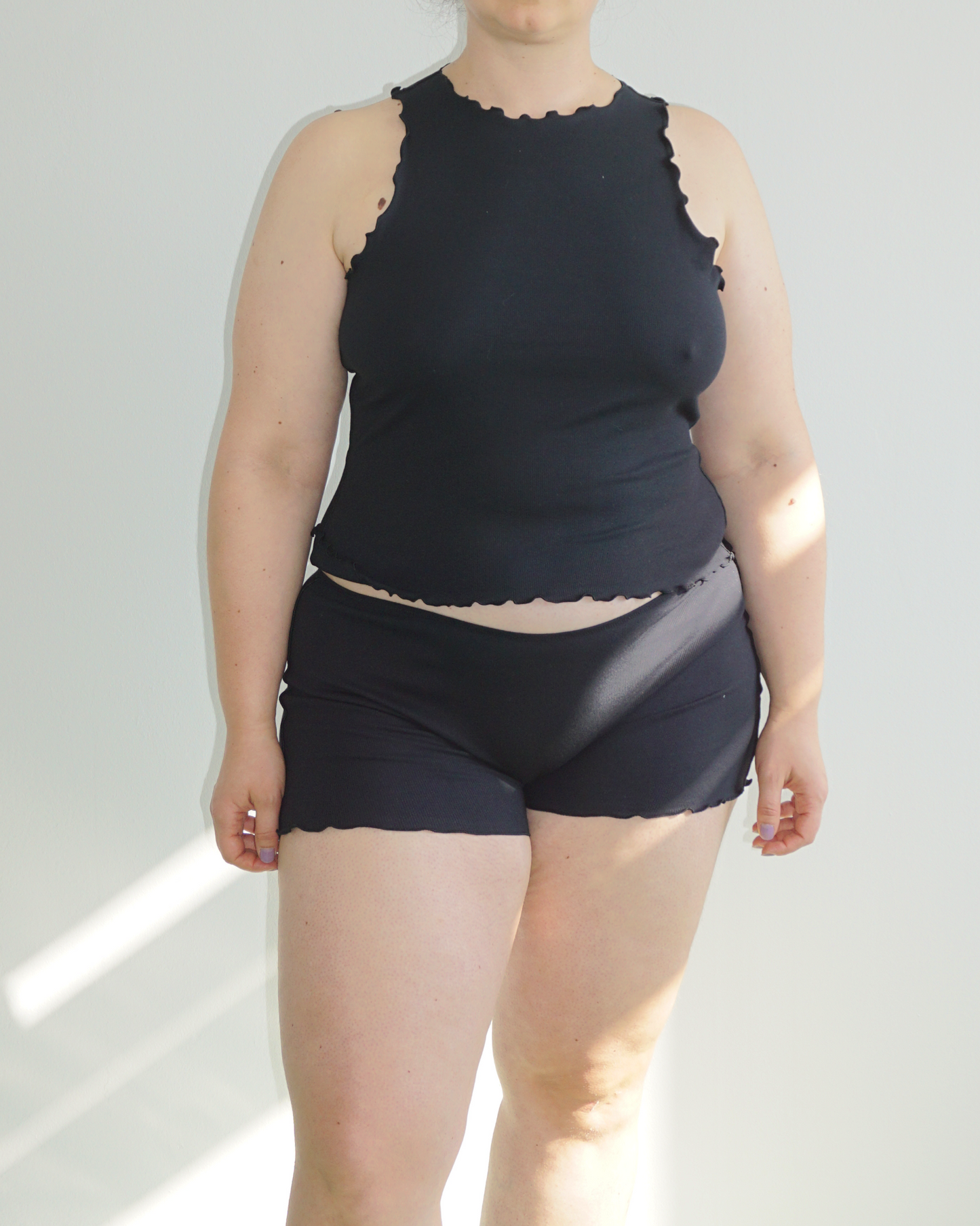 Jersey Crinkle Panty black