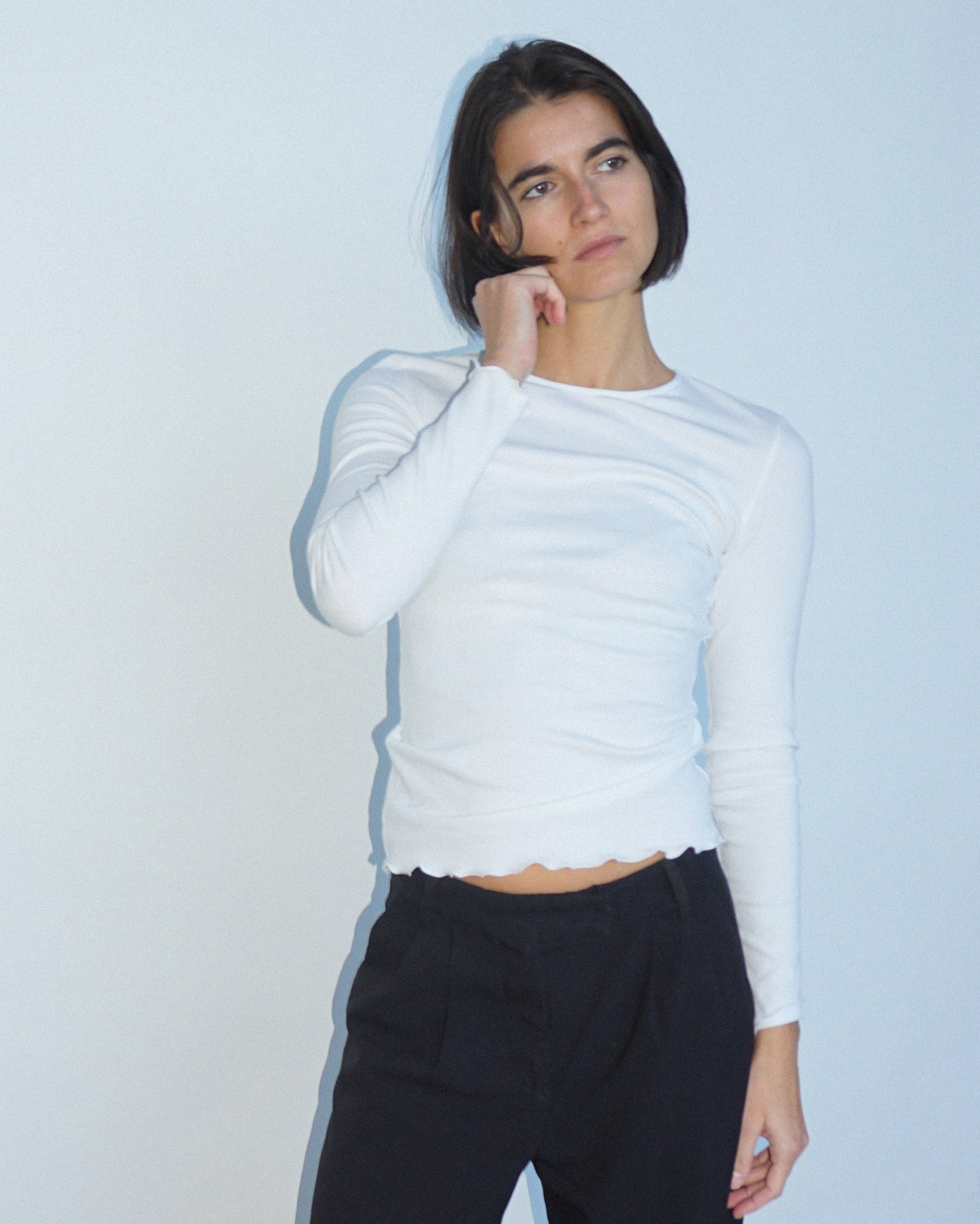 Longsleeve Shirt white