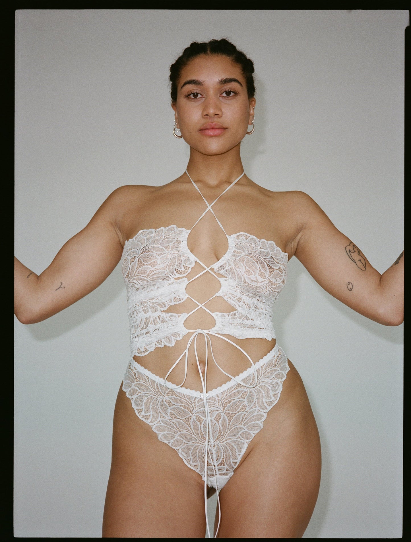 Salvia Midi Panty swan white