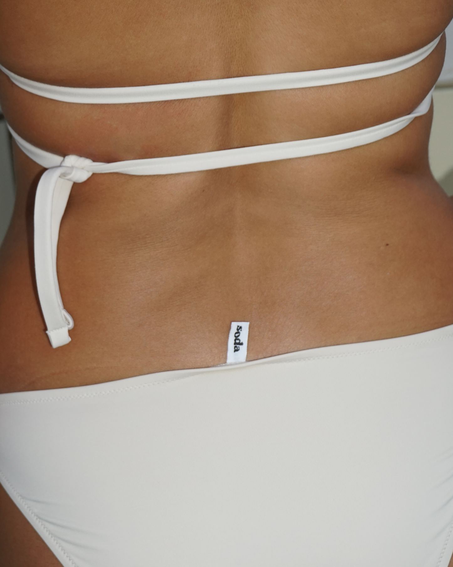 Swim Basic Panty weißer Spritzer