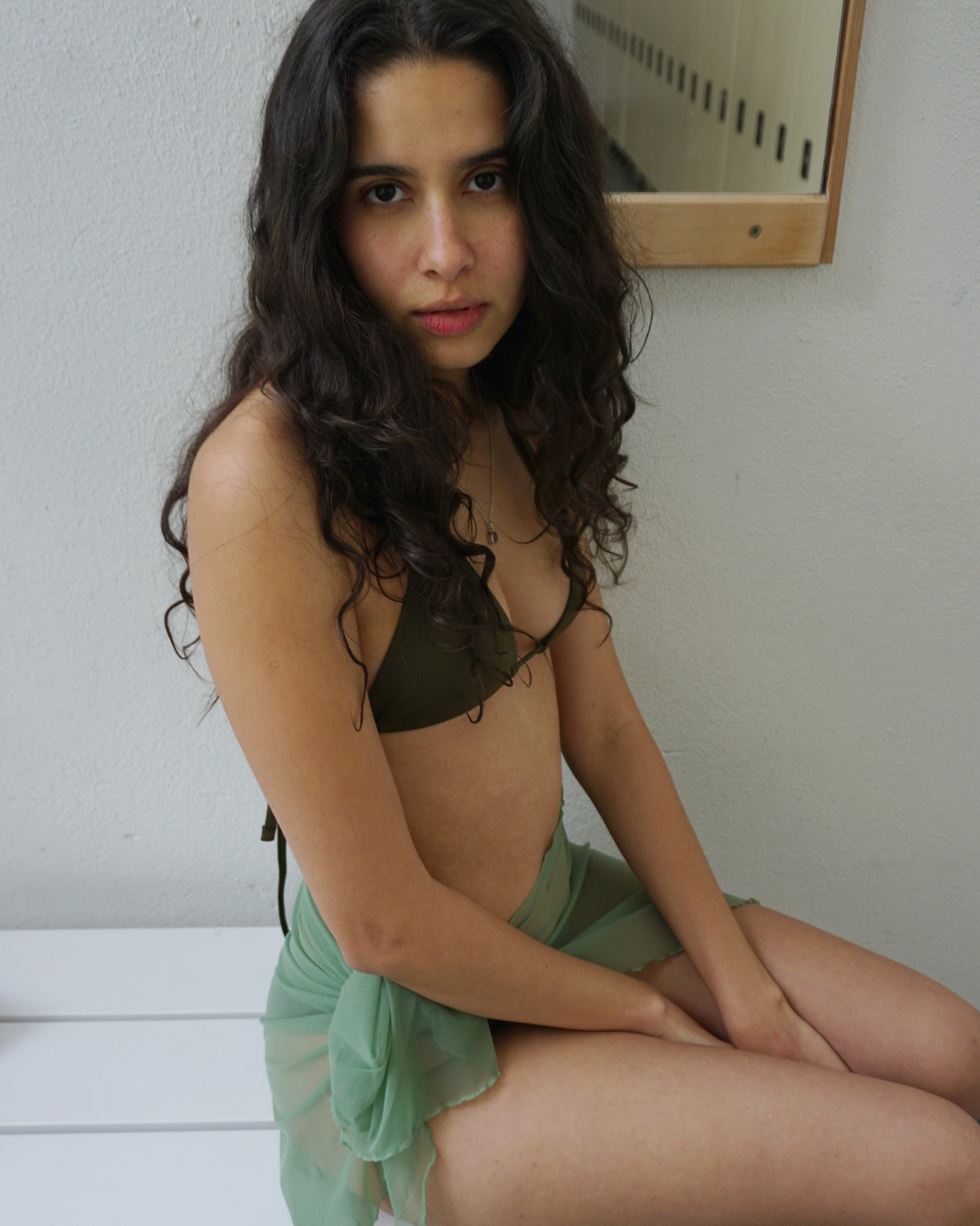 Swim Tagliatelle Triangle olive