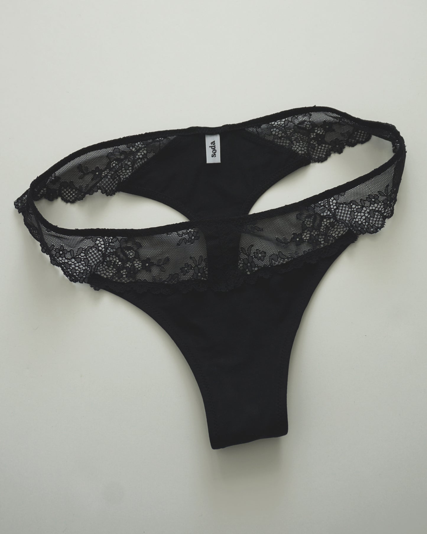 Support Lace Tanga black