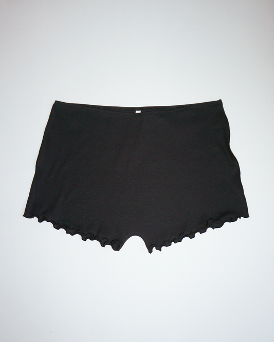 Jersey Crinkle Panty black