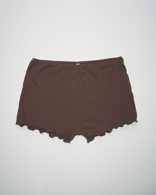 Jersey Crinkle Panty brown