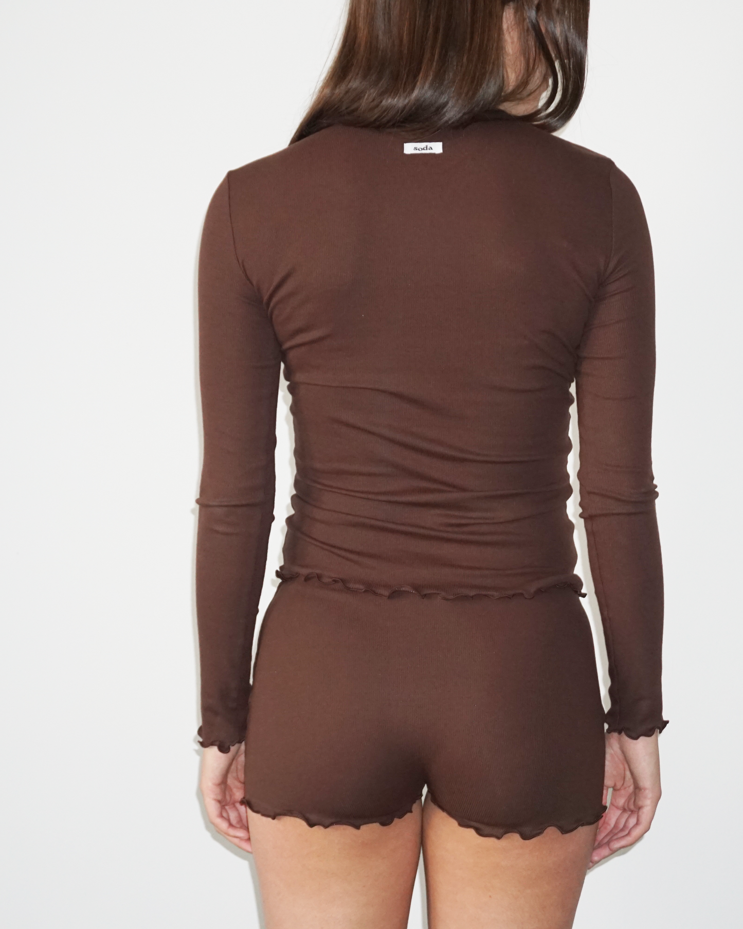 Jersey Crinkle Panty brown