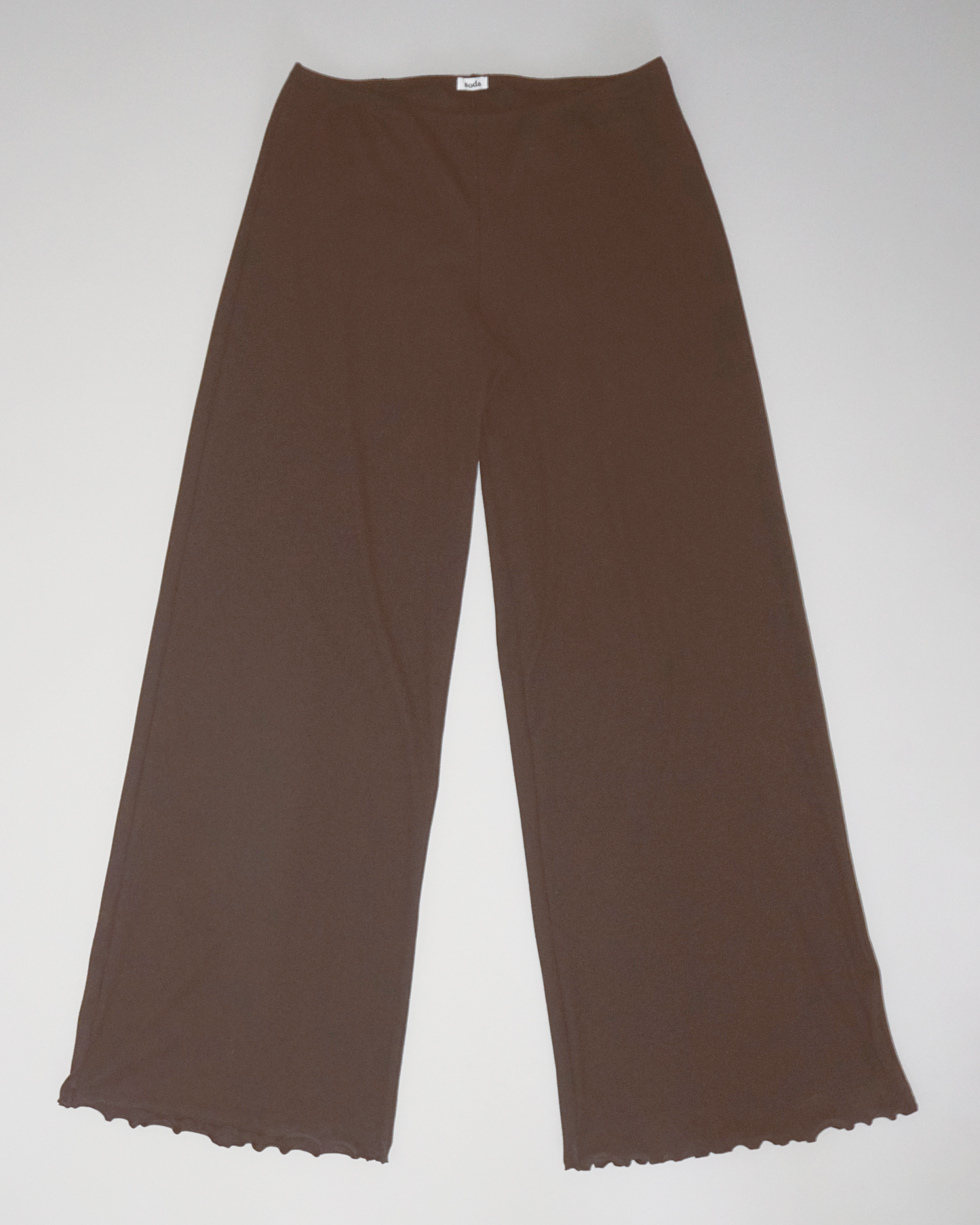 Loungewear Pants Wide Leg brown