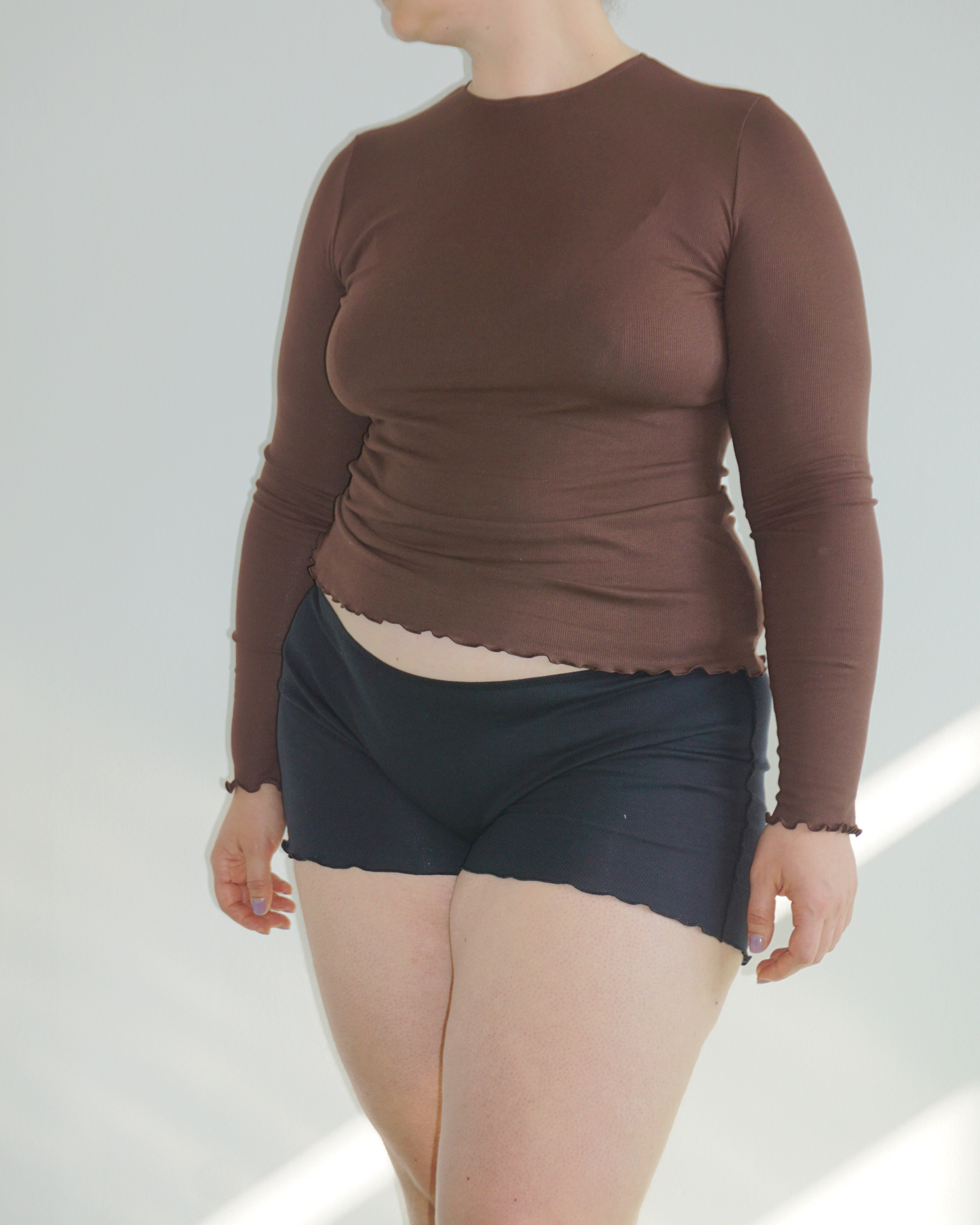 Jersey Crinkle Panty black