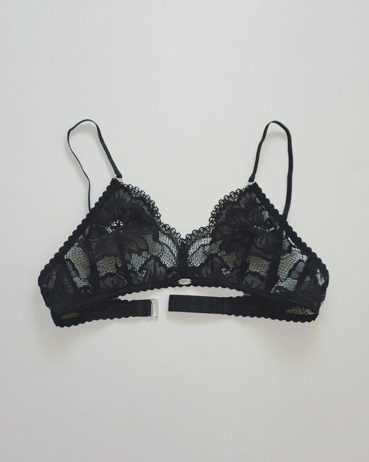 Italian Lace Bralette black