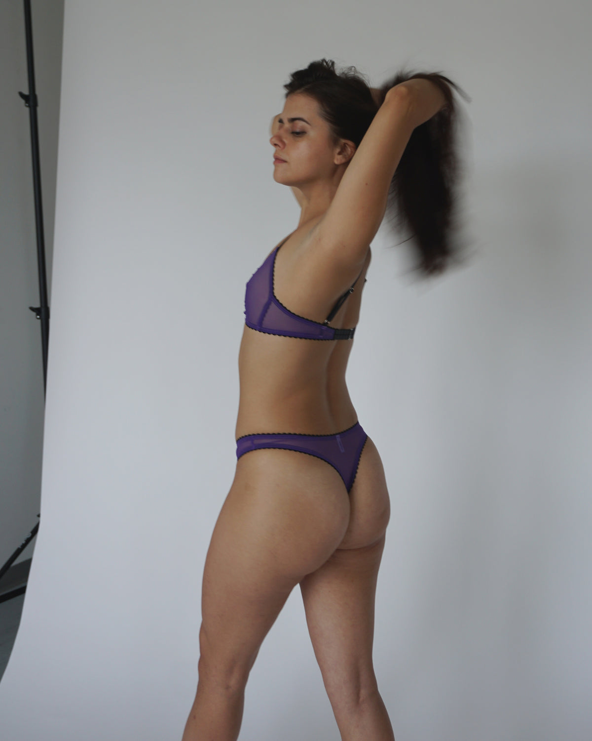 Mesh Minou Bra purple