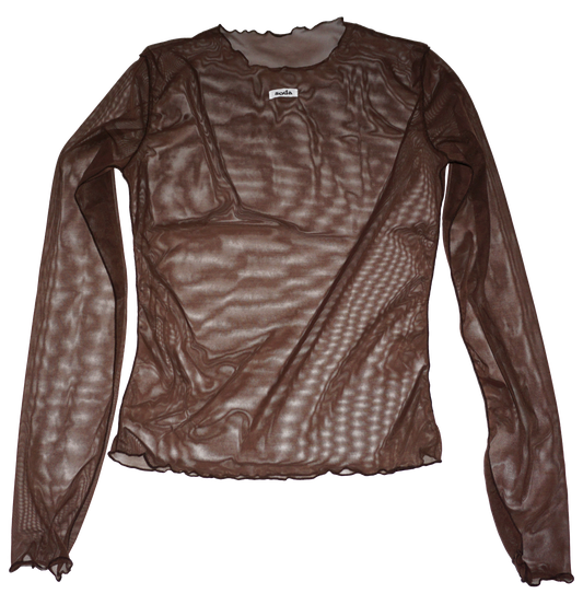 Archive Mesh Longsleeve Shirt brown