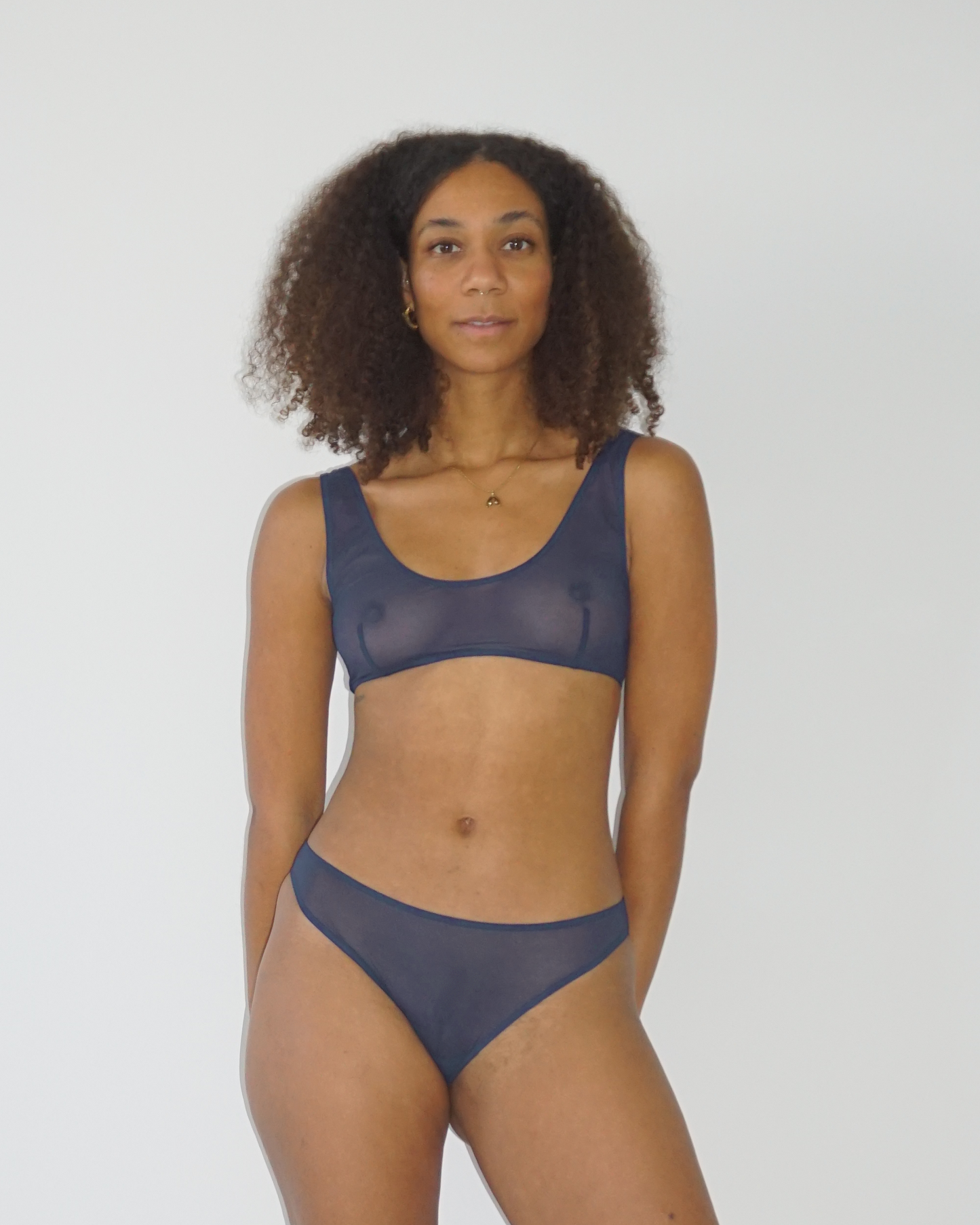 Mesh Basic Panty grey