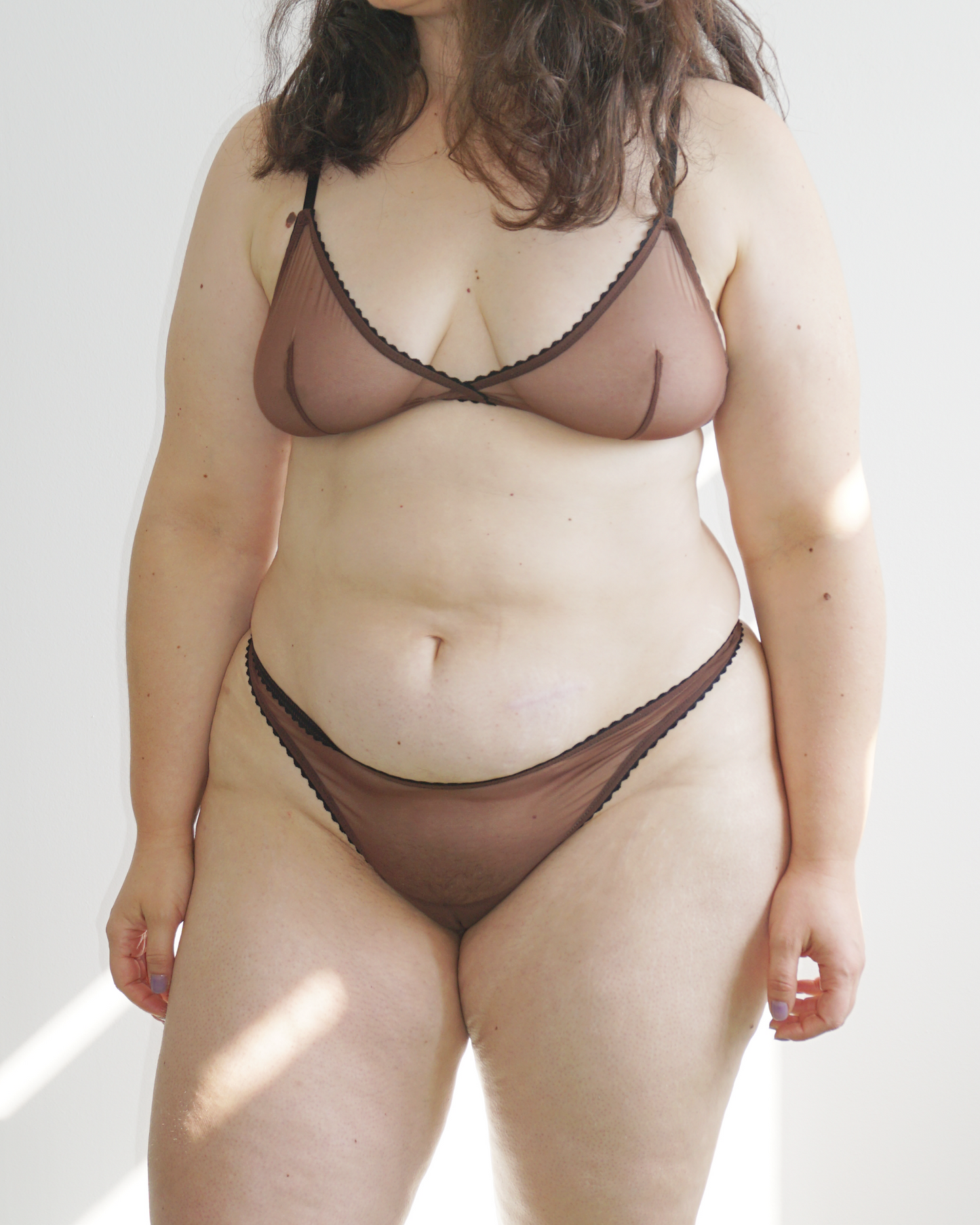 Mesh Minou Bra brown