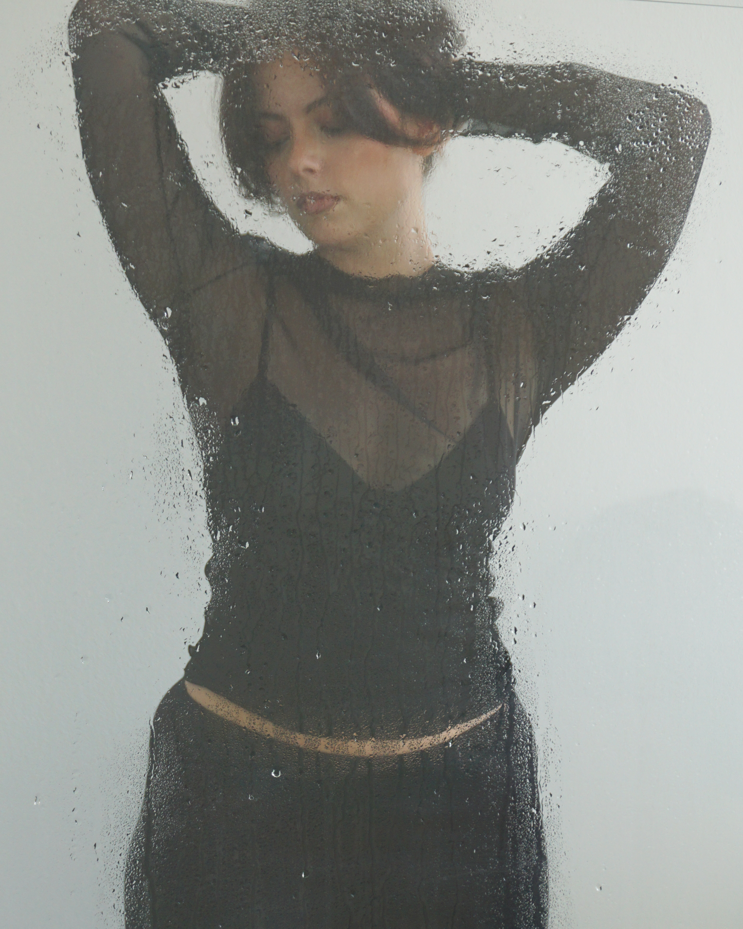 Mesh Longsleeve Shirt black