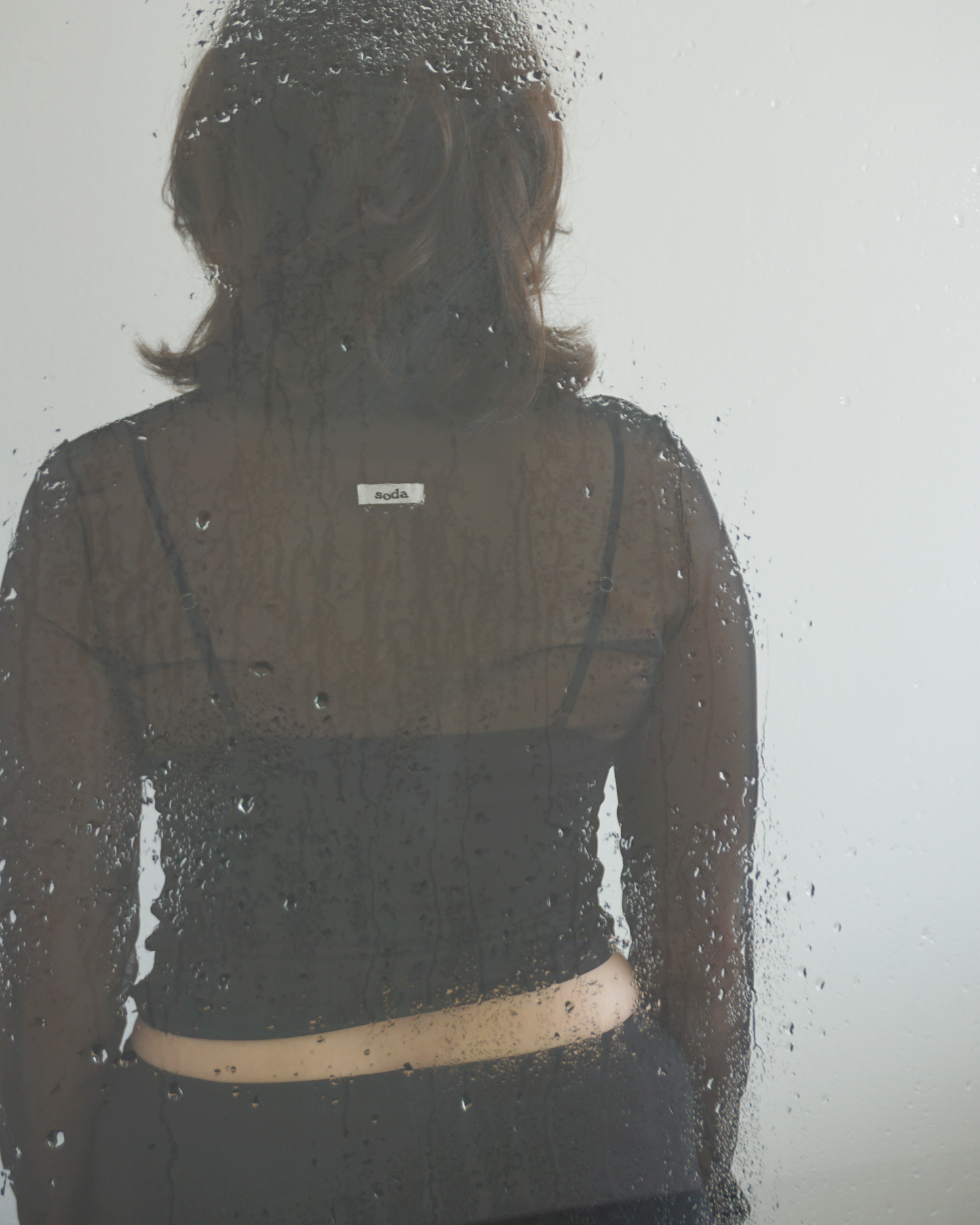 Mesh Longsleeve Shirt black