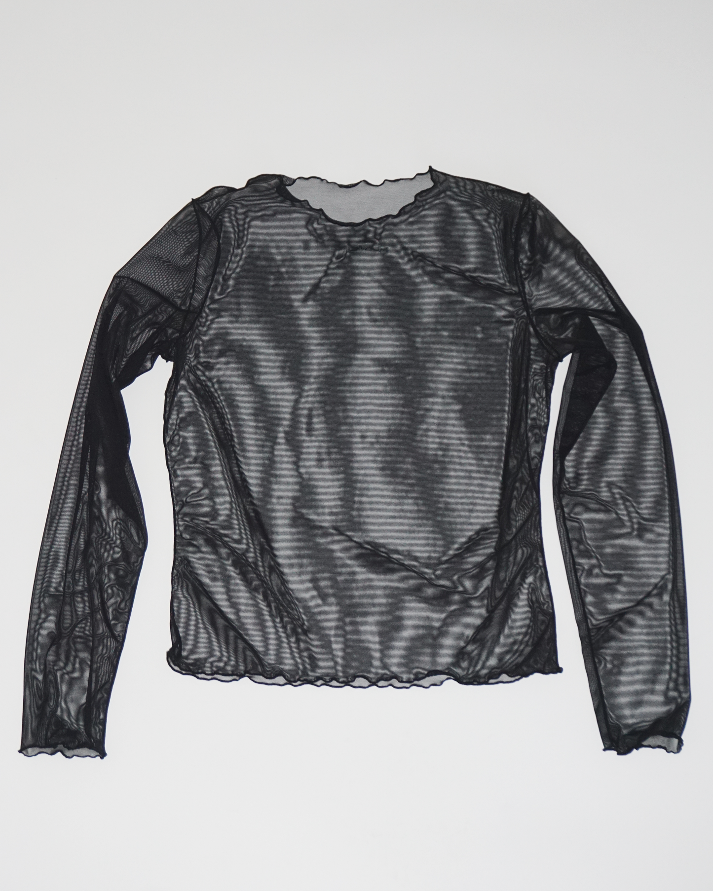 Mesh Longsleeve Shirt black