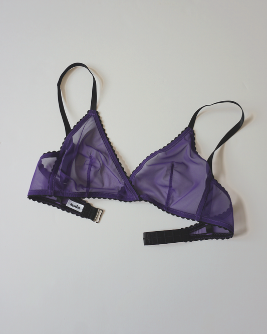 Mesh Minou Bra purple