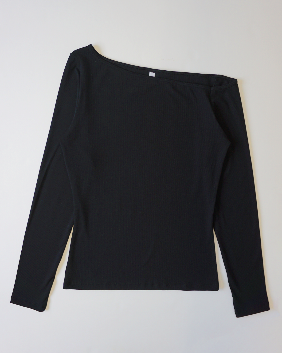 Longsleeve Shirt Off Shoulder black