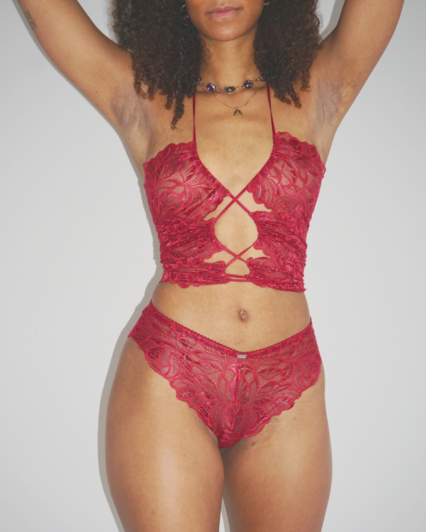 Salvia Midi Panty ruby