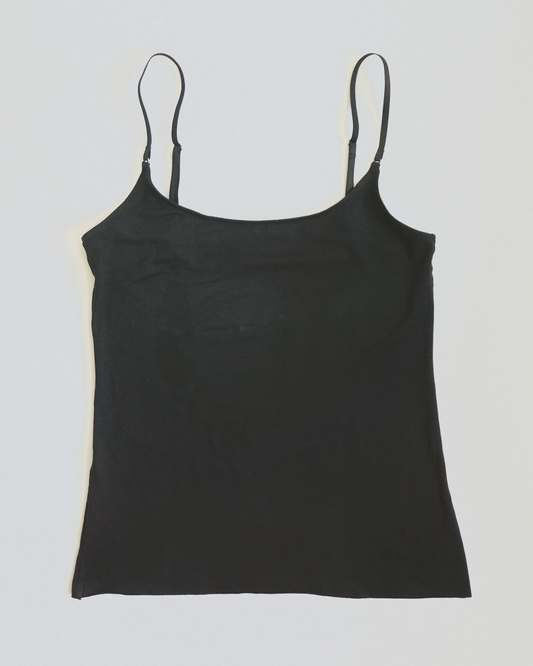 TENCEL™ Modal Spaghetti Top black