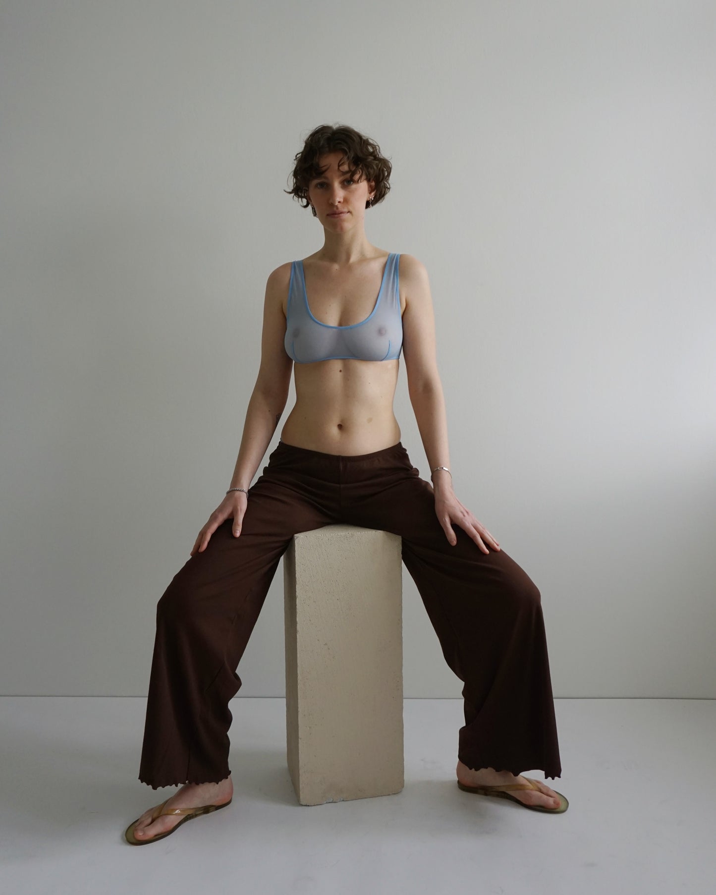 Mesh Tiny Top ciel blue