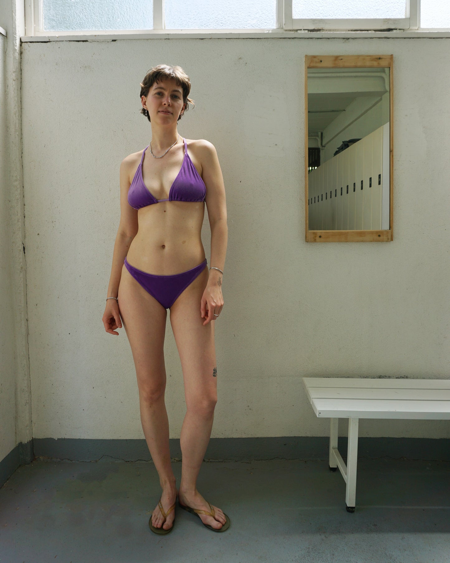 Swim Low Rise Panty purple velvet