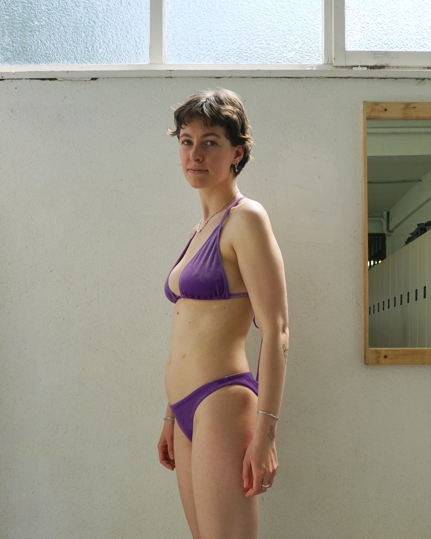 Swim Low Rise Panty purple velvet