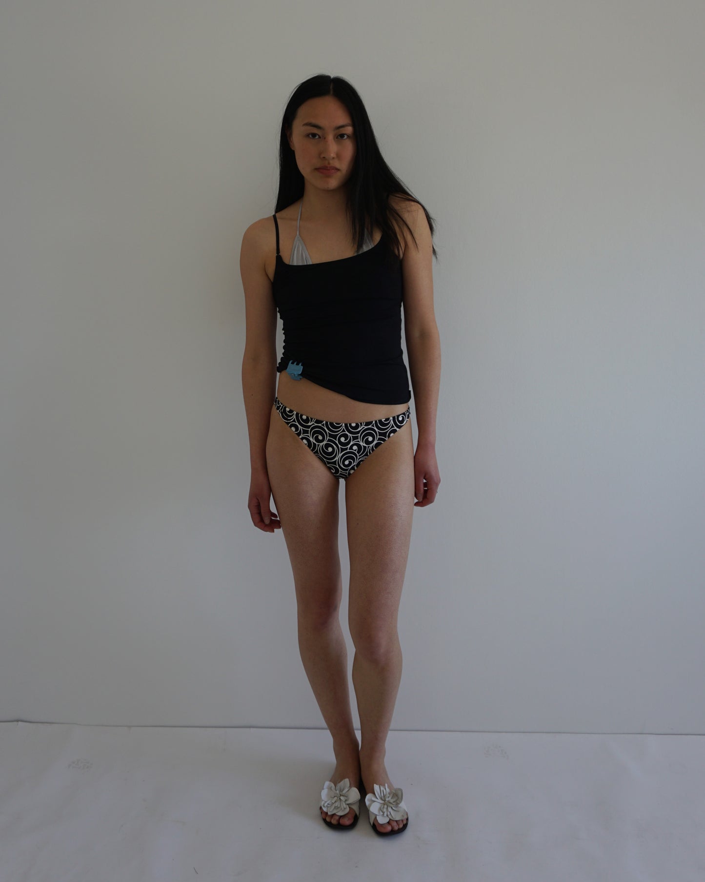 Swim Low Rise Panty black ornament