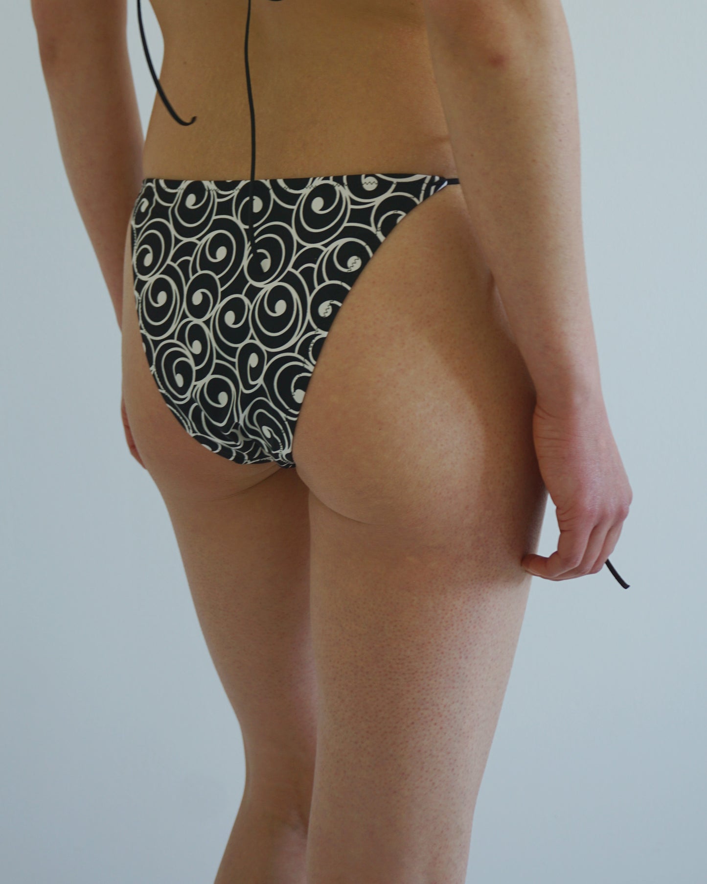 Swim Spaghetti Panty black ornament