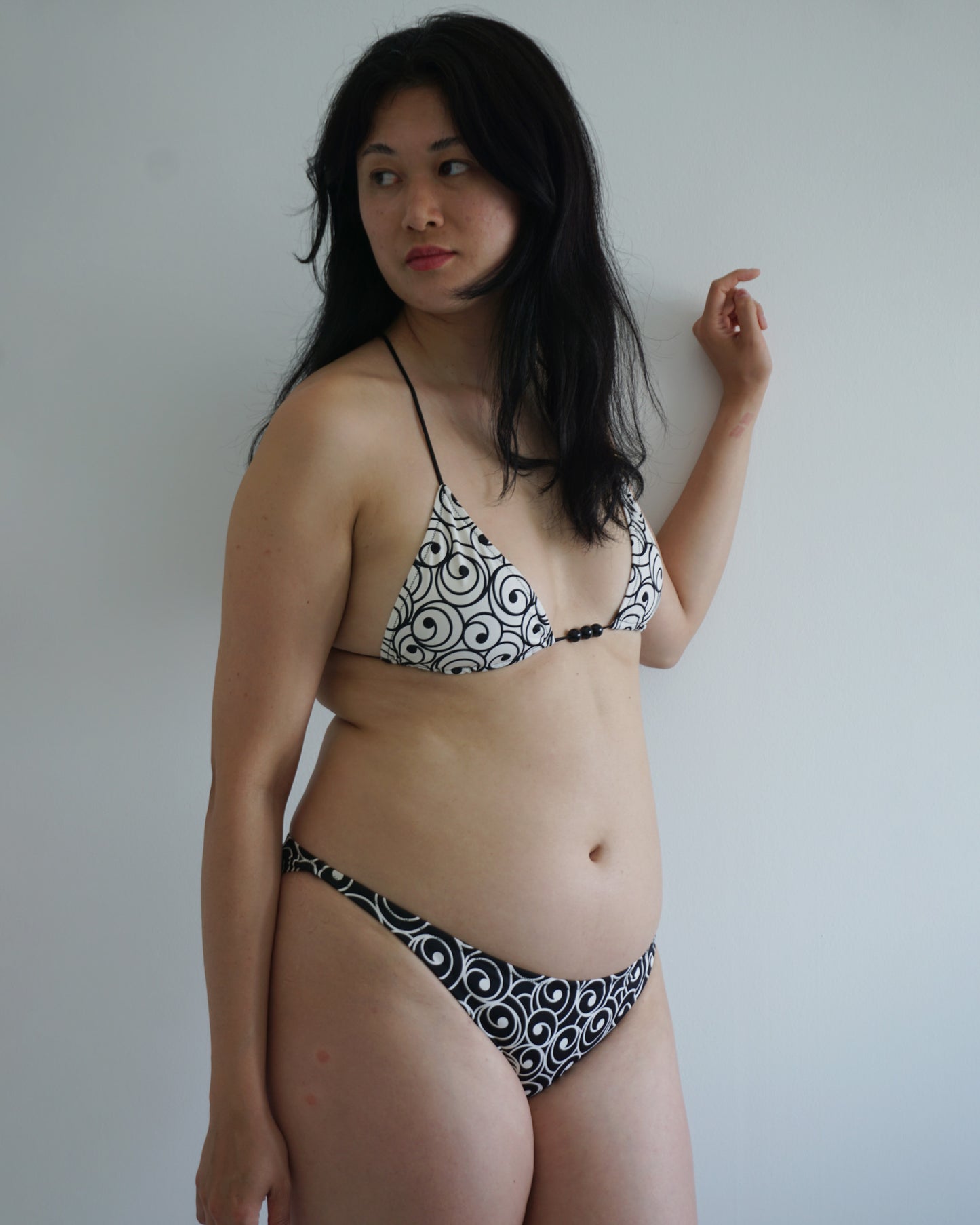 Swim Low Rise Panty black ornament