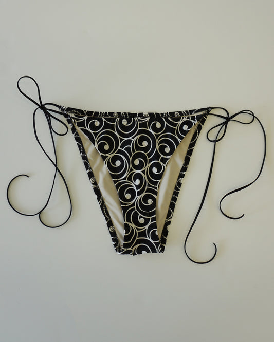 Swim Spaghetti Panty black ornament