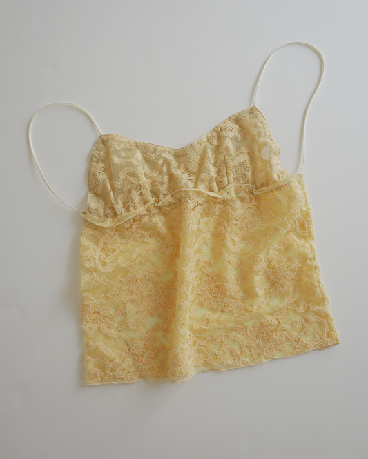 Summer Top butter and jam lace
