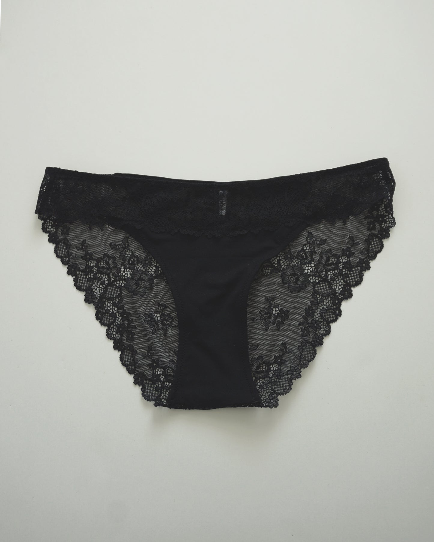 Support Lace Covered Panty black