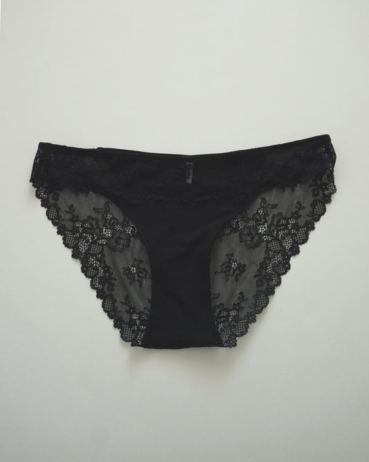 Support Lace Covered Panty black