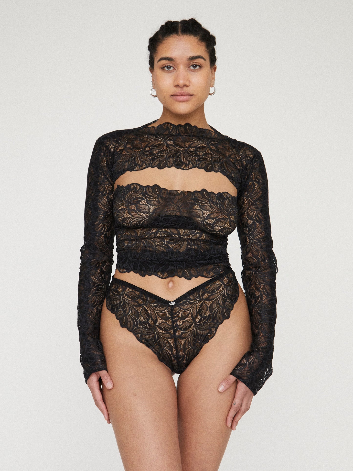 Salvia Sleeve coalblack
